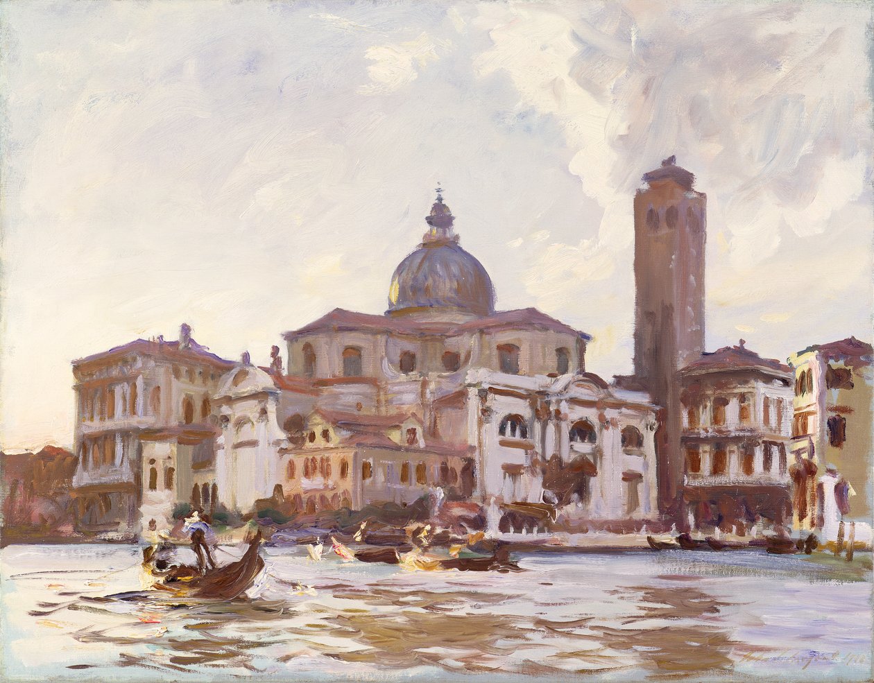 Palácio de Lábia e Santa Geremia, Veneza de John Singer Sargent