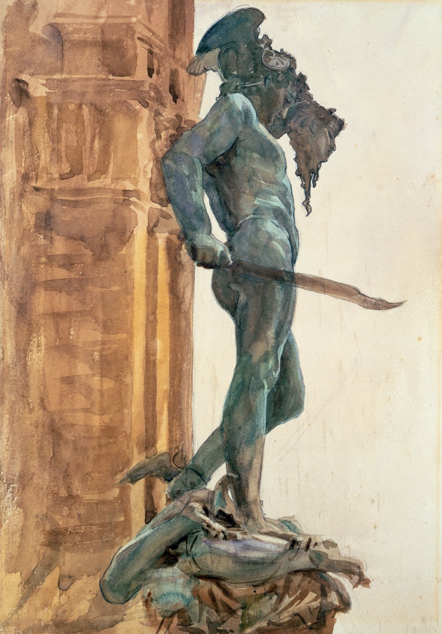 Perseus, Florença de John Singer Sargent