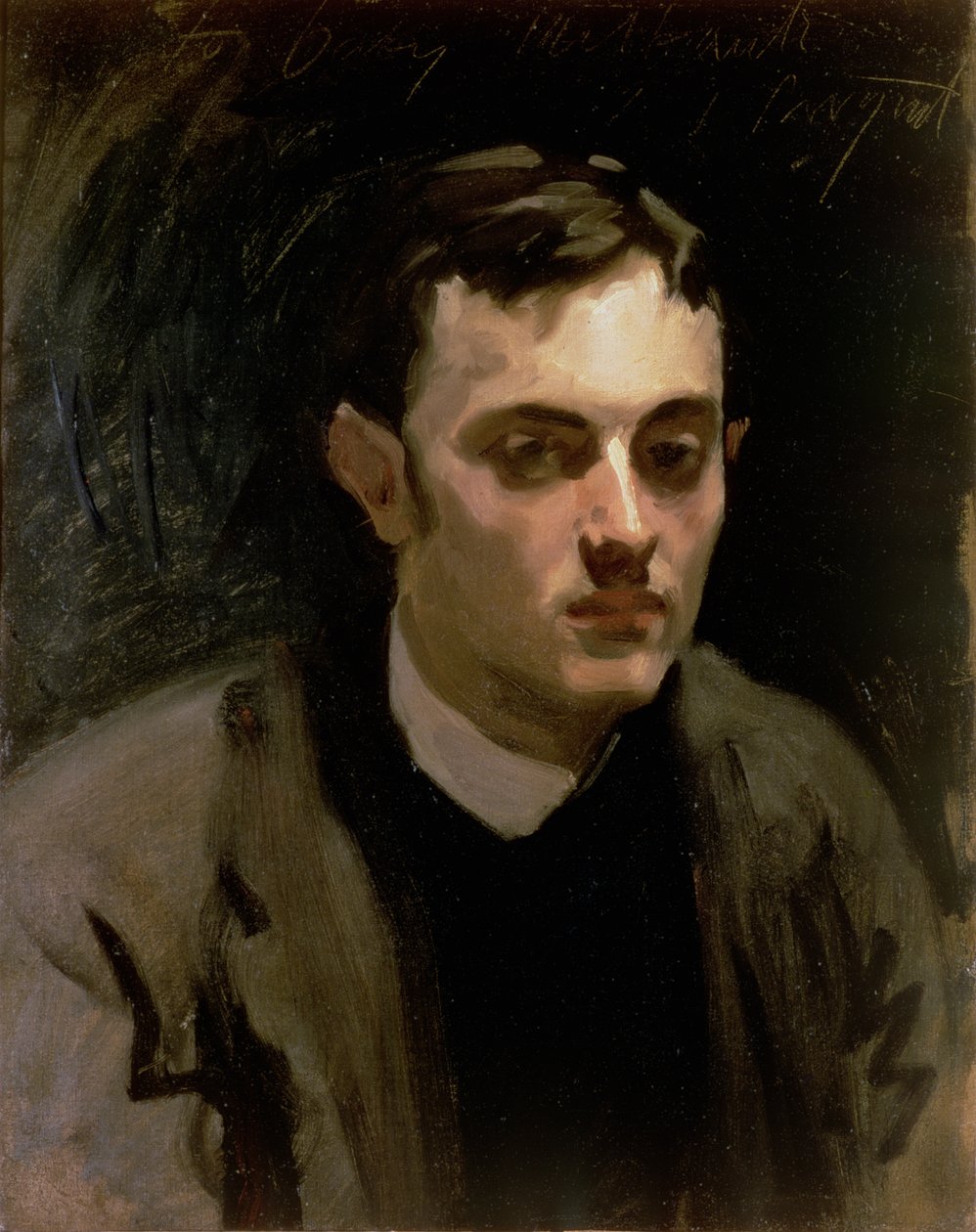 Retrato de Albert de Belleroche de John Singer Sargent
