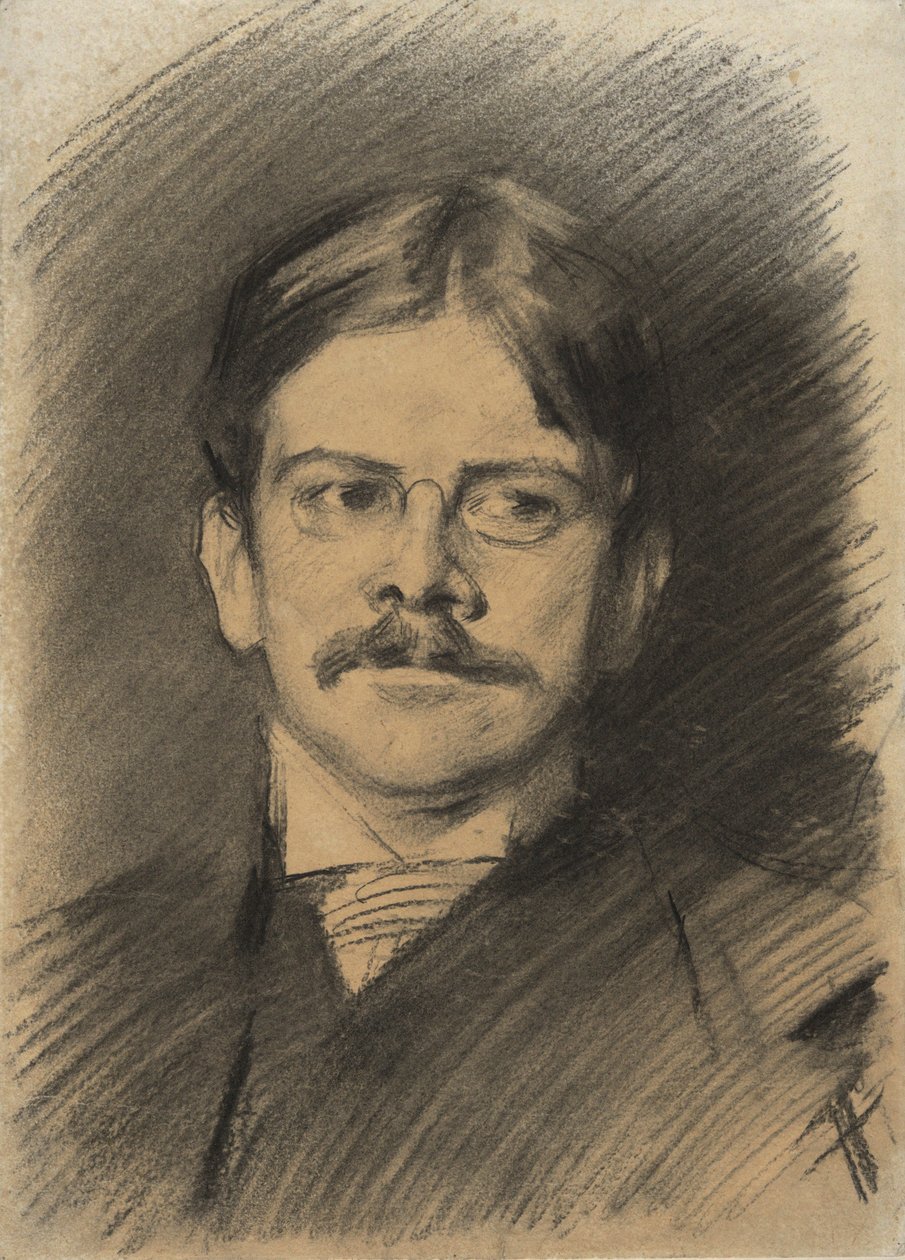 Retrato de Edwin Austin Abbey de John Singer Sargent