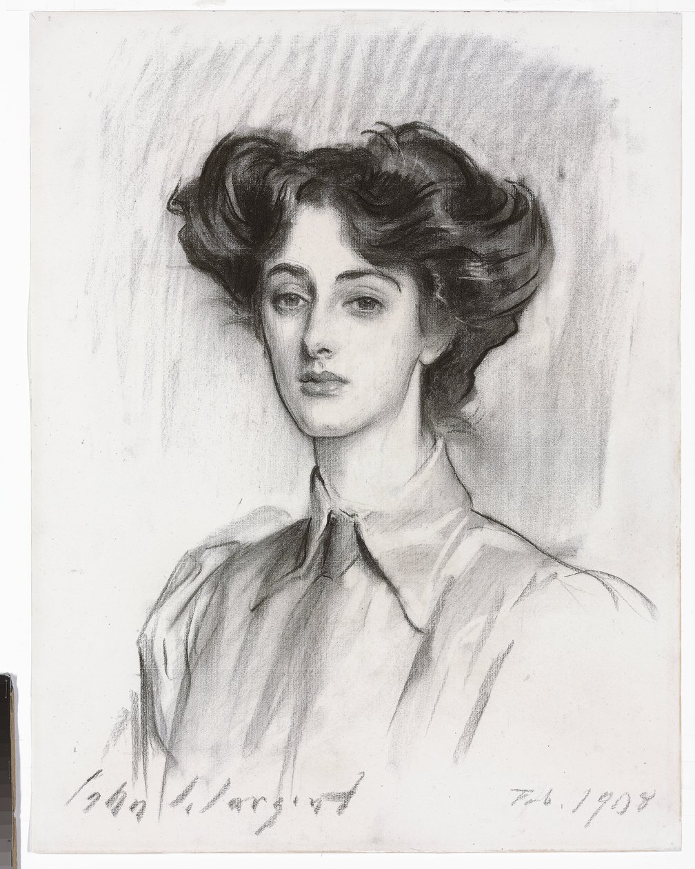Retrato de Lady Elsie Meyer, fevereiro de 1908 de John Singer Sargent