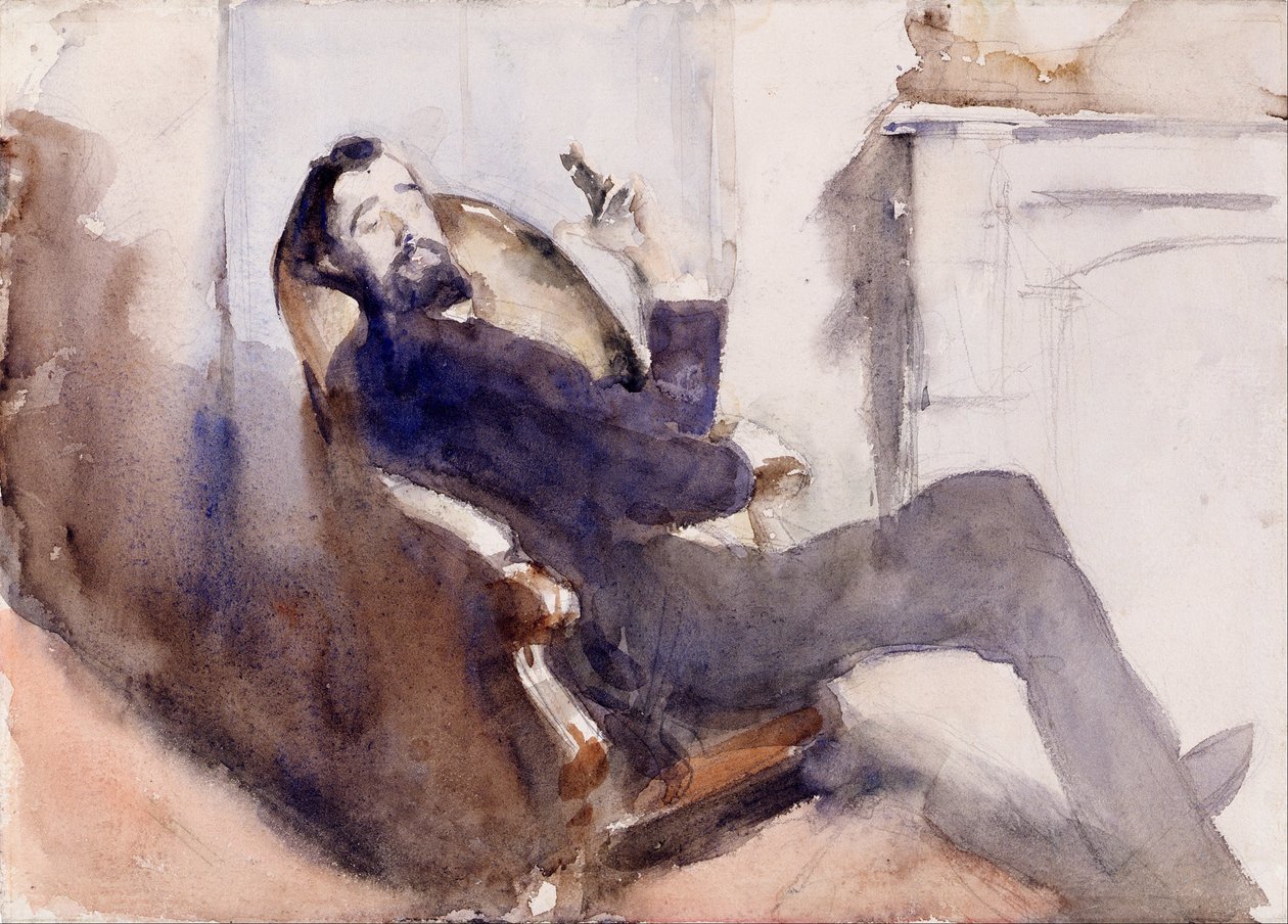 Retrato de Paul-César Helleu de John Singer Sargent