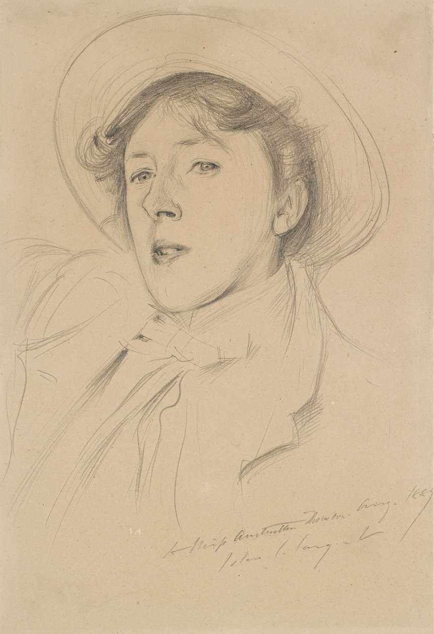 Retrato de Vernon Lee, 1889 de John Singer Sargent