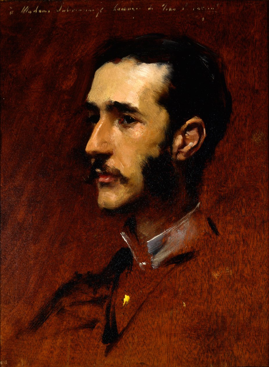 Ramon Subercaseaux, c.1880 (óleo sobre painel) de John Singer Sargent