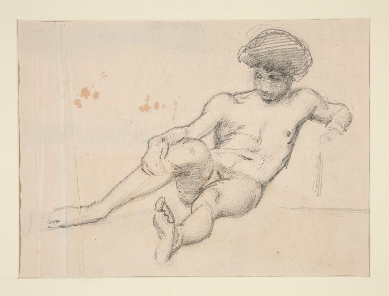 Figura de Nudez Reclinada de John Singer Sargent