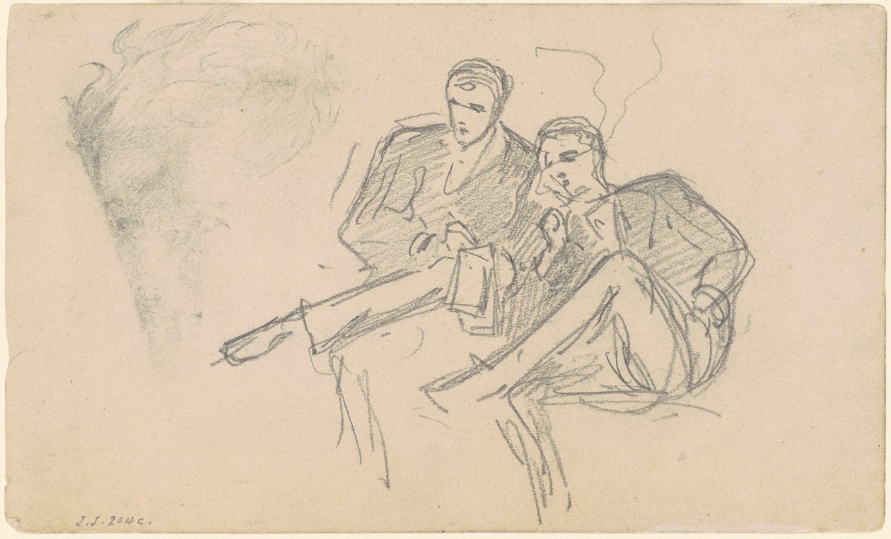 Homens sentados de John Singer Sargent