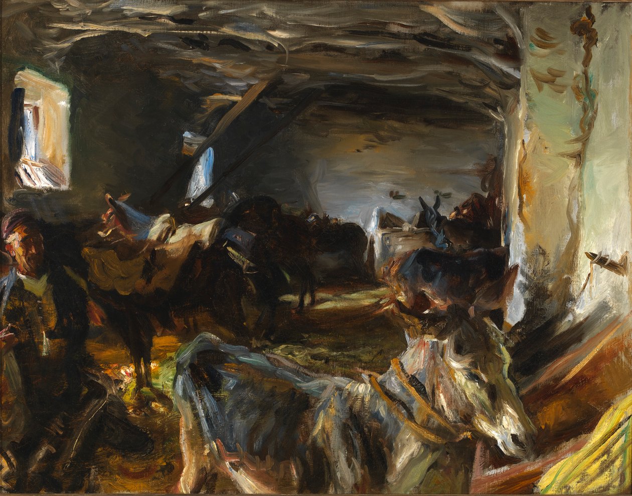 Estábulo em Cuenca, 1903. de John Singer Sargent