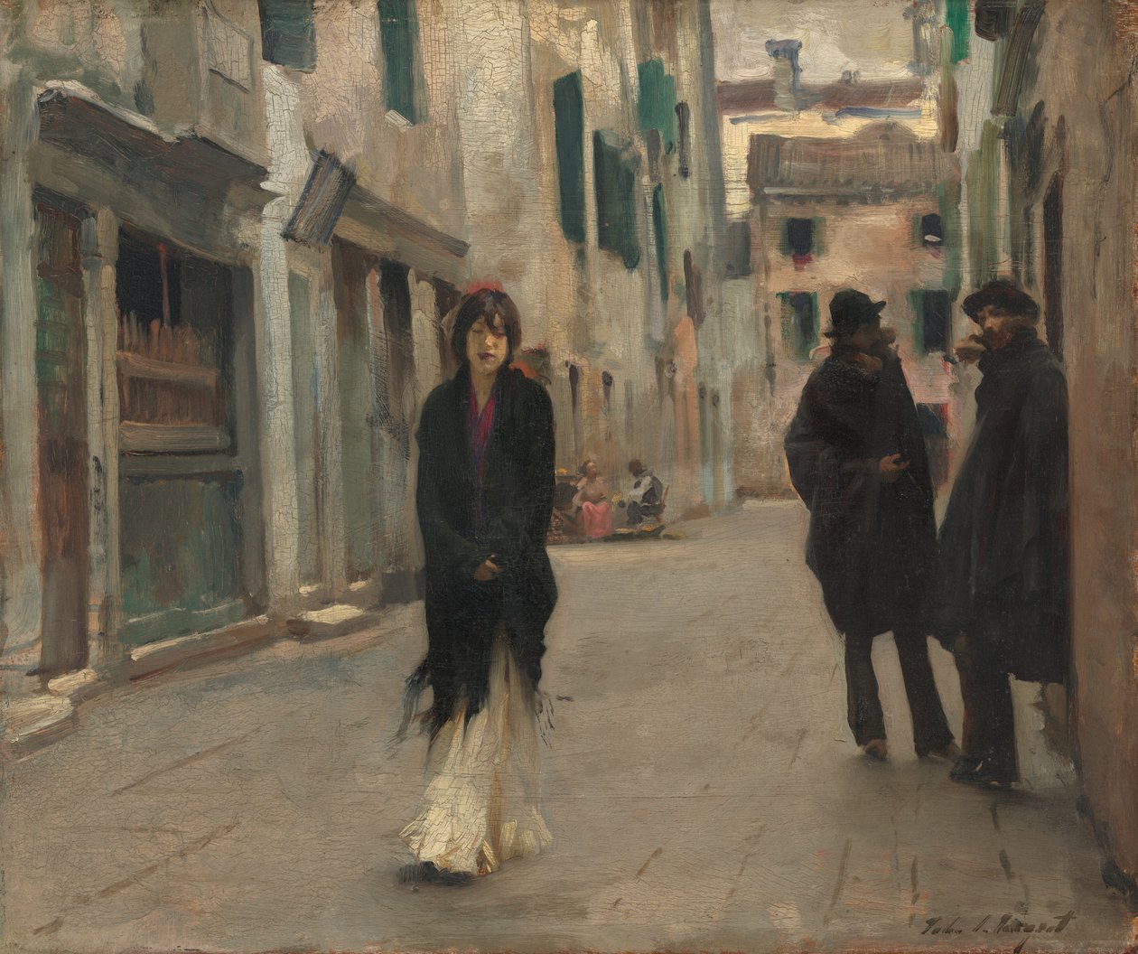 Rua em Veneza de John Singer Sargent
