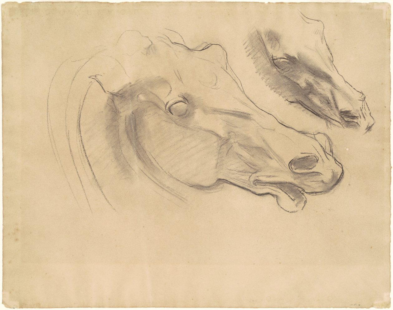 Estudos para "Apolo em sua carruagem com as horas" de John Singer Sargent