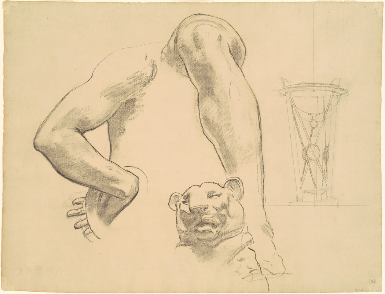 Estudos para "Arte Clássica e Romântica" de John Singer Sargent