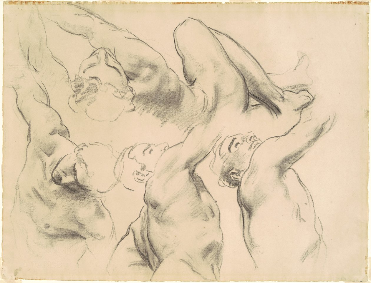 Estudos para "Céu" e "Inferno" de John Singer Sargent