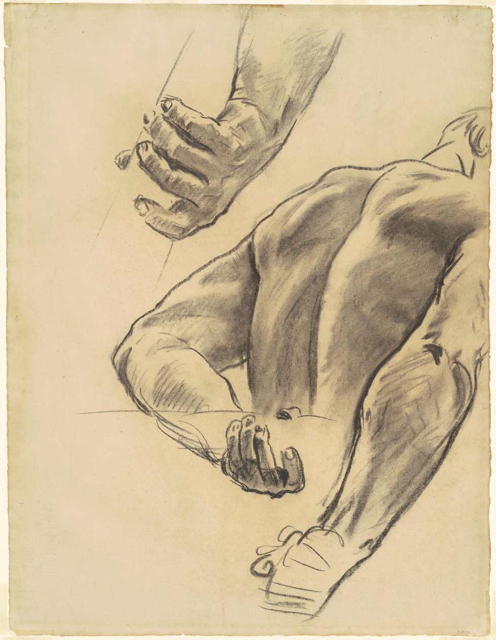 Estudos para Julgamento, 1903-1916. de John Singer Sargent
