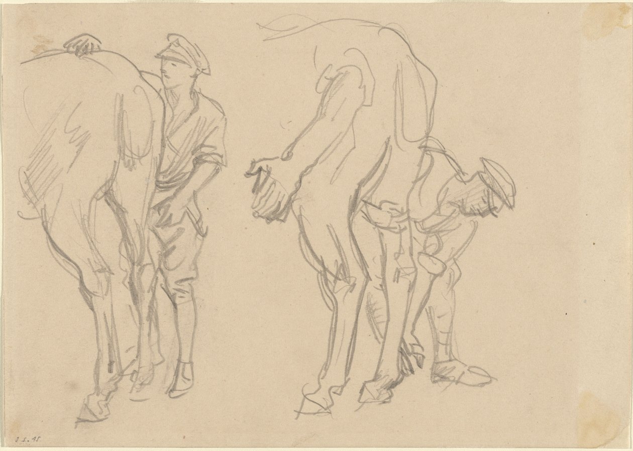 Estudos para "Scots Grey" de John Singer Sargent
