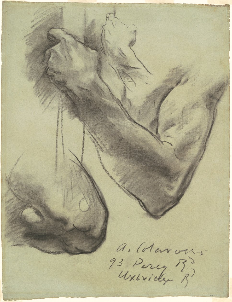 Estudos para "Triunfo da Religião" de John Singer Sargent