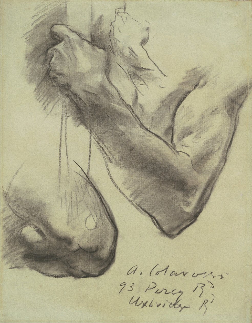 Estudos para o triunfo da religião, 1891-1916. de John Singer Sargent