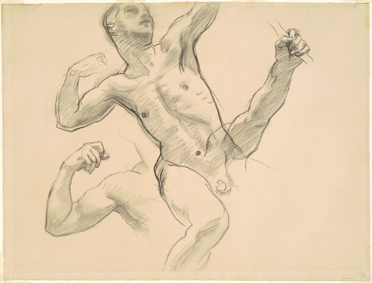 Estudos de Aquiles para "Quíron e Aquiles" de John Singer Sargent