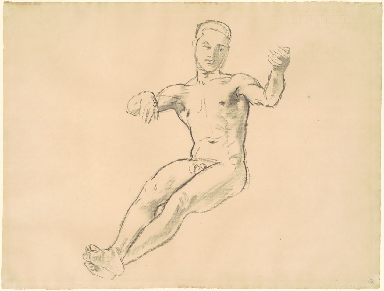 Estudo para "Arion" de John Singer Sargent