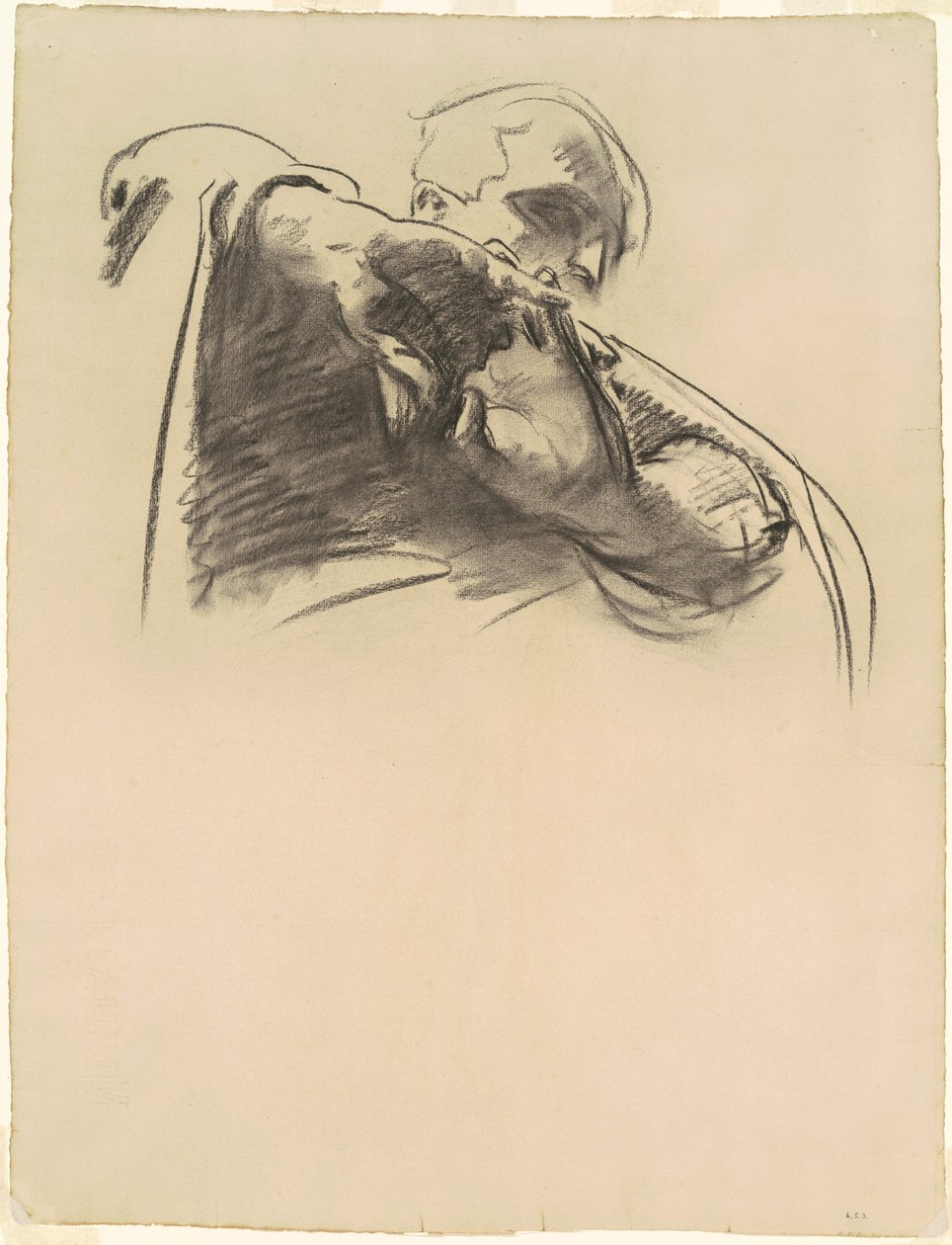 Estudo para "A Crucificação e Morte de Nosso Senhor" de John Singer Sargent