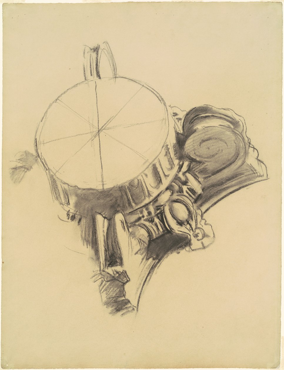 Estudo para "A Queda de Gogue e Magogue" de John Singer Sargent