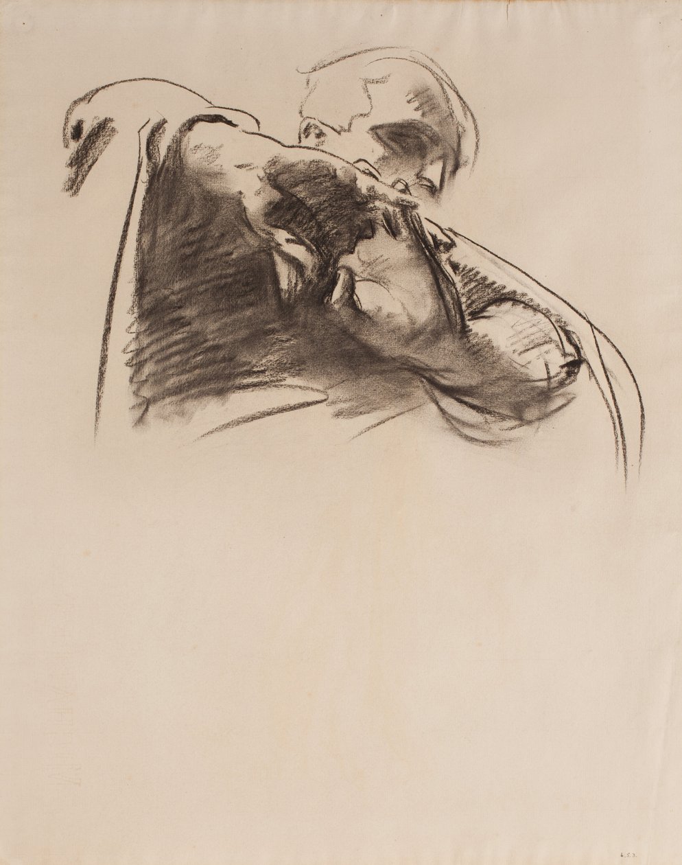 Estudo para um anjo em &39;The Sorrowful Mysteries&39; de John Singer Sargent