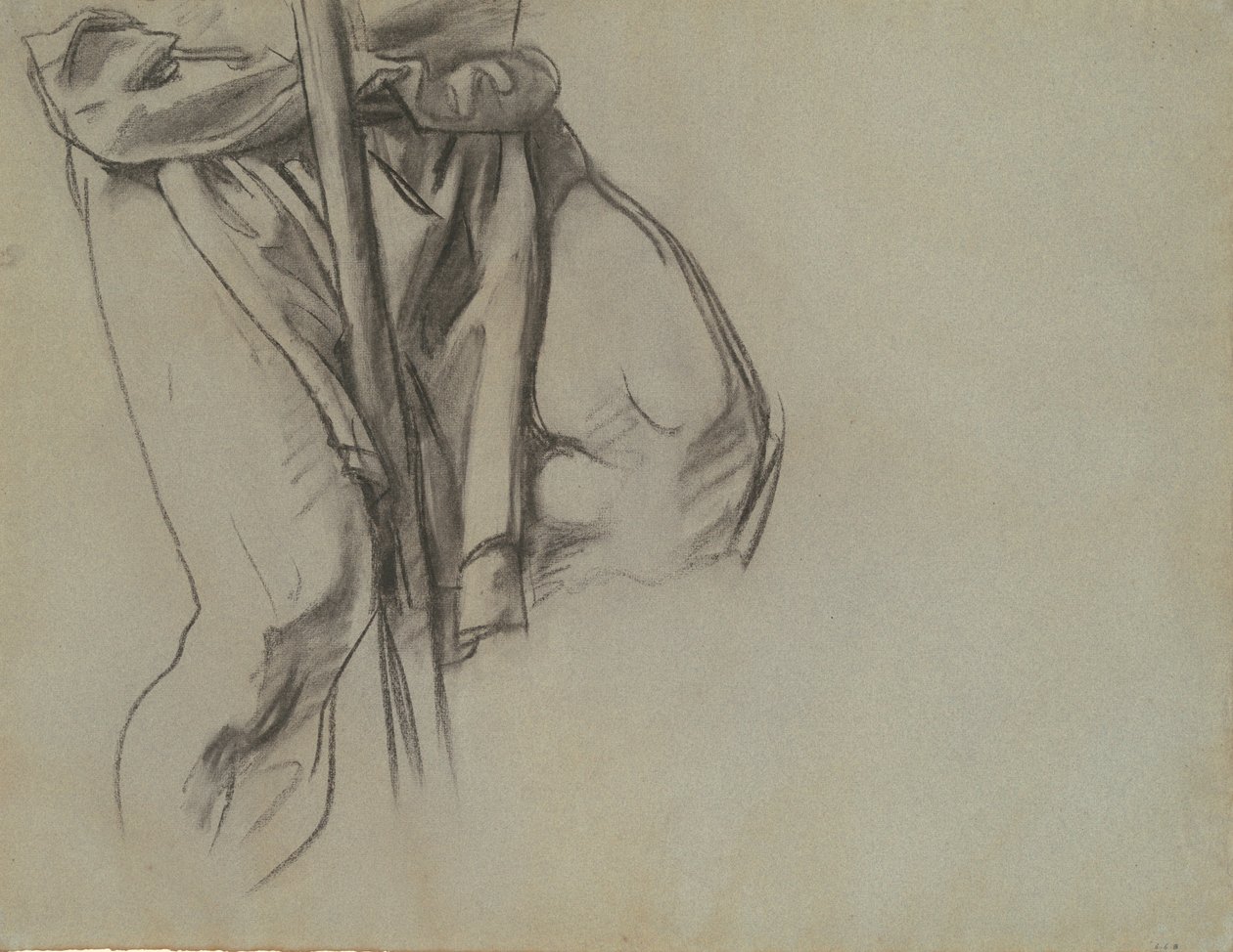 Estudo de Adão para os Quinze Mistérios do Rosário, 1903-1916. de John Singer Sargent