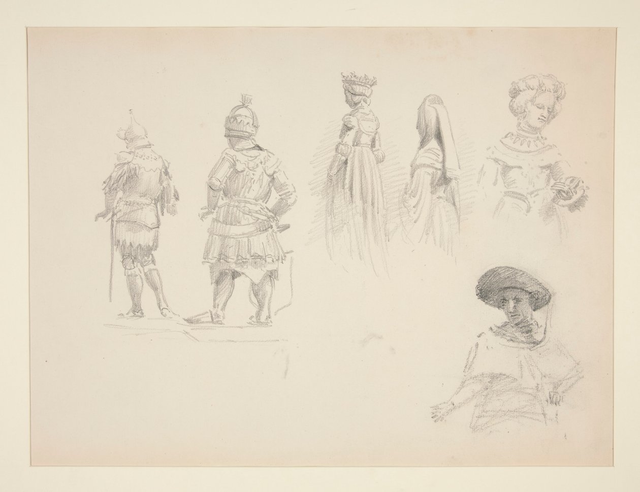 Estudo de Seis Números de John Singer Sargent
