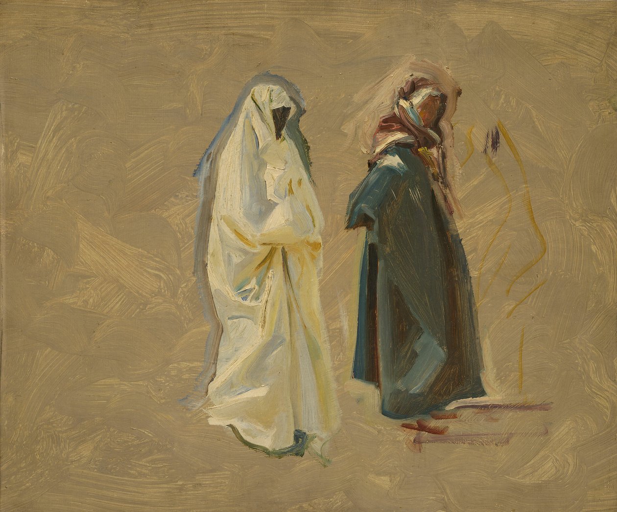 Estudo de dois beduínos de John Singer Sargent