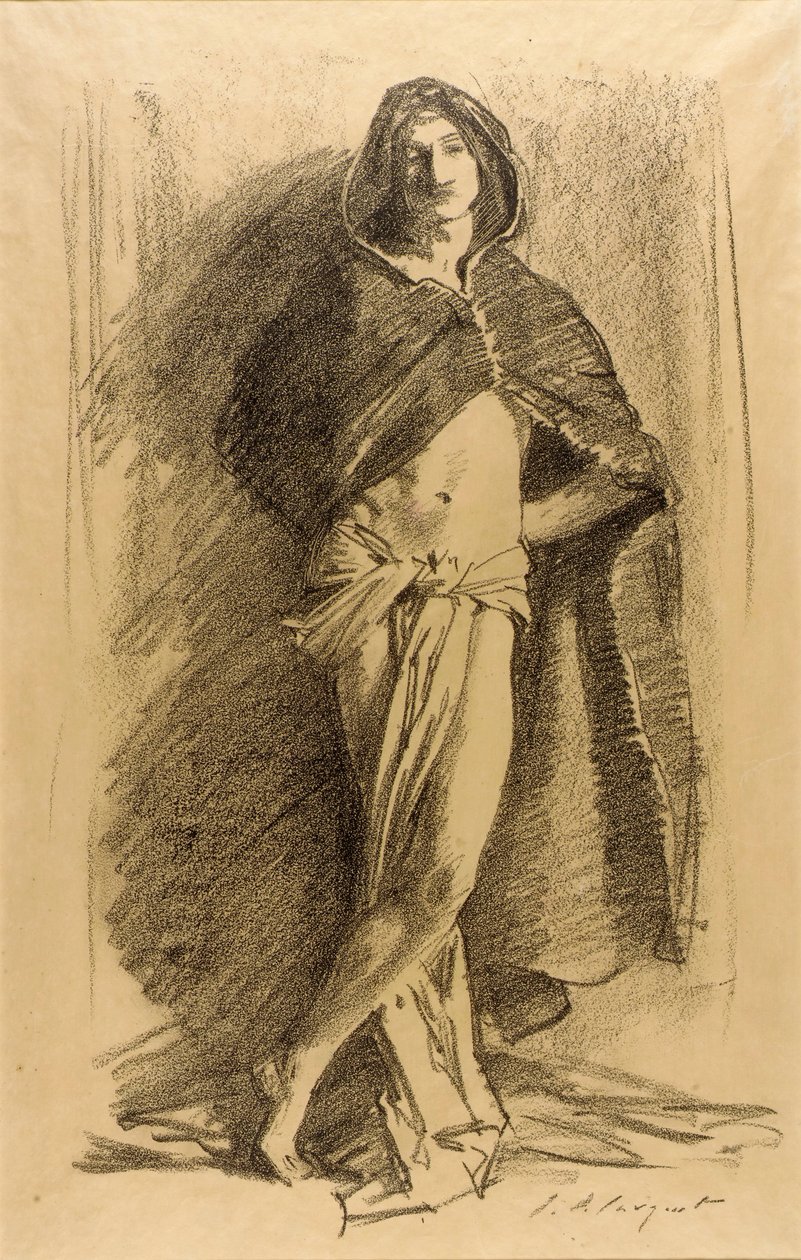 Estudo de um jovem (camuflado) de John Singer Sargent