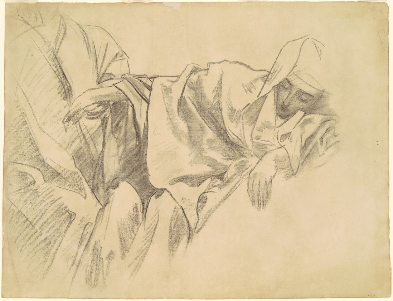 Estudo da Crucificação para "Quinze Mistérios do Rosário" de John Singer Sargent