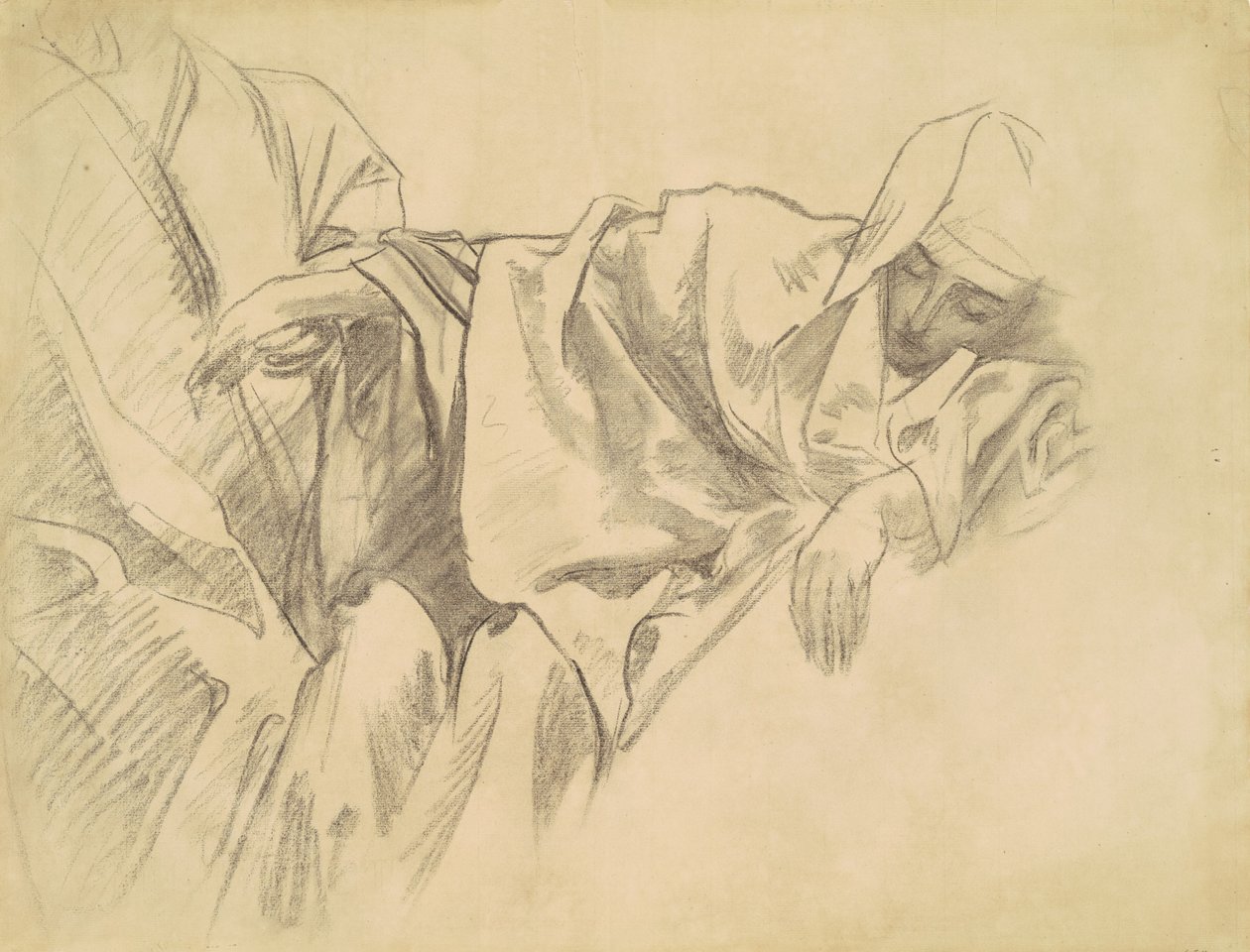 Estudo da Crucificação dos Quinze Mistérios do Rosário, 1903-1916. de John Singer Sargent