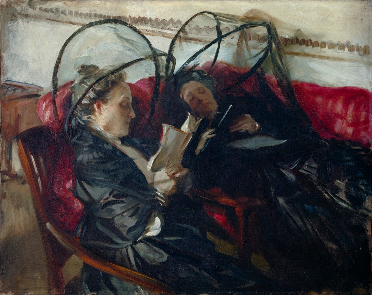 Sueco:  Mosquiteiros Myggnät de John Singer Sargent