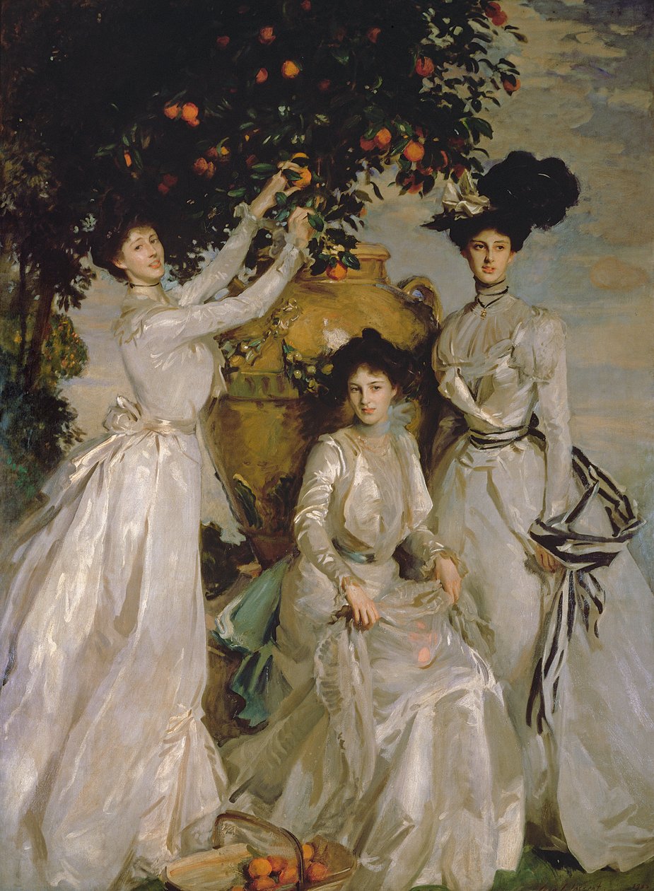 As Irmãs Acheson (óleo sobre tela) de John Singer Sargent