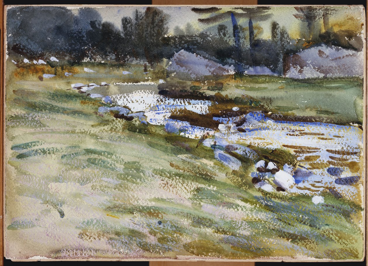The Brook de John Singer Sargent