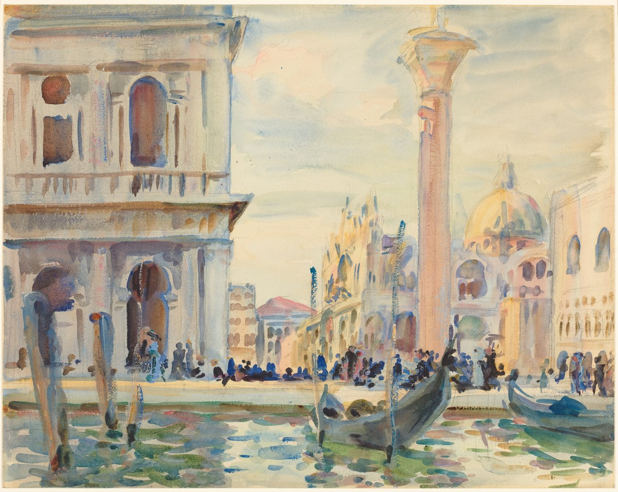 A Piazzetta de John Singer Sargent