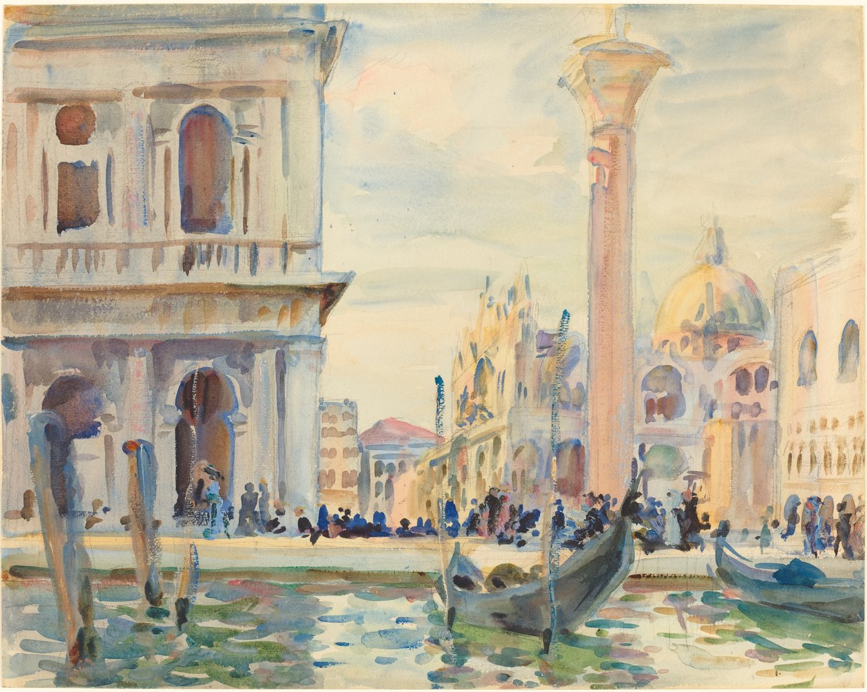 A Piazzetta, c. 1911. de John Singer Sargent