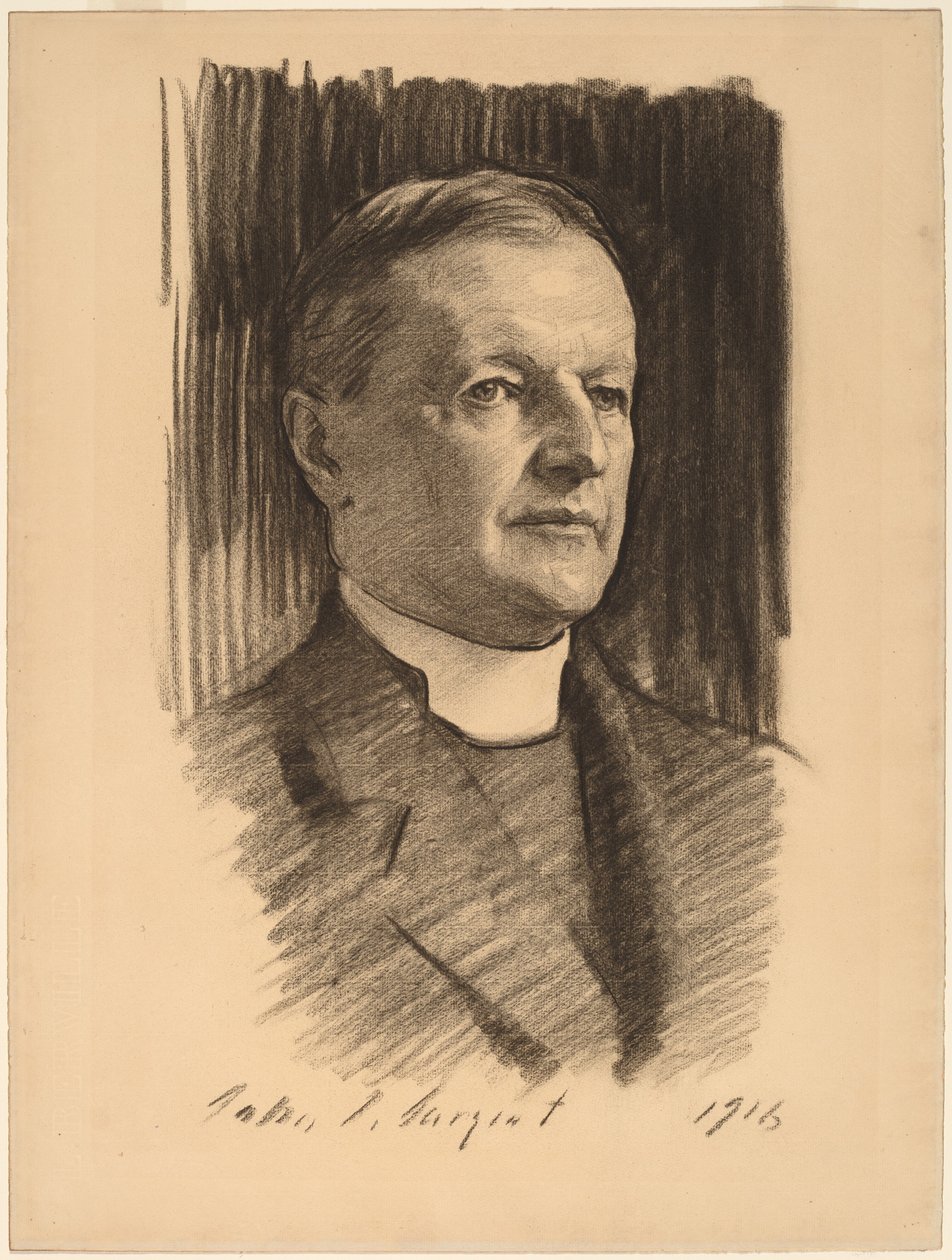 O Reverendo William Lawrence, 1916. de John Singer Sargent