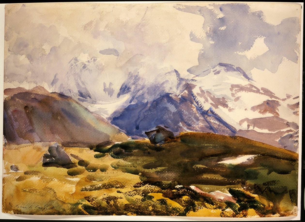 O Simplon, c.1910 de John Singer Sargent