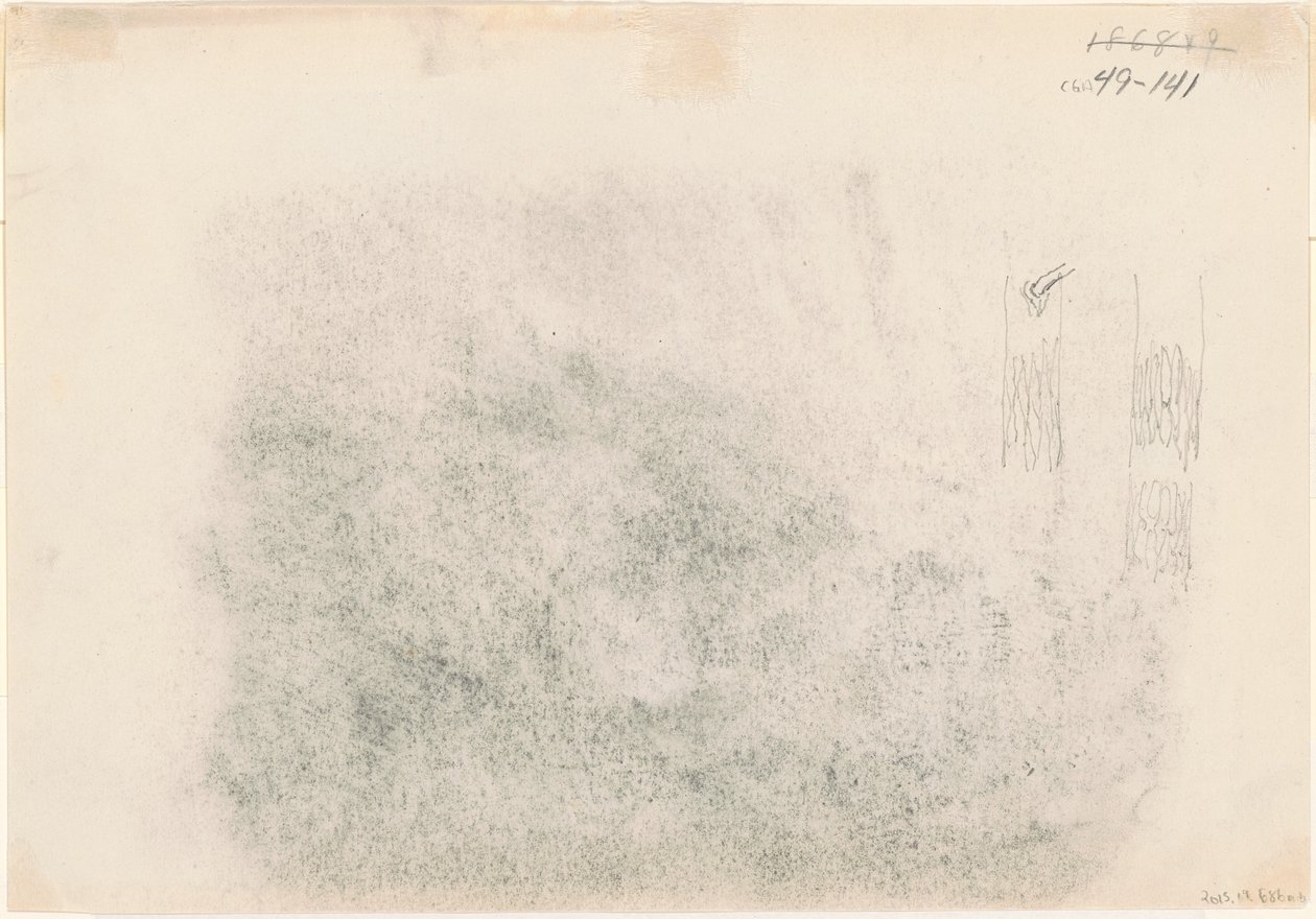 Troncos de Árvore [verso] de John Singer Sargent