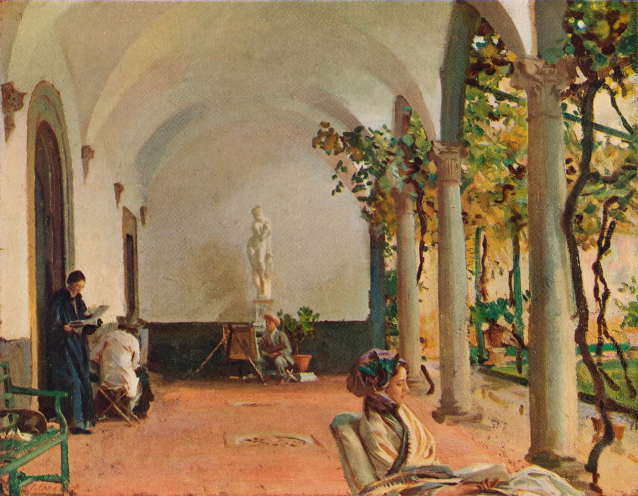 Villa Torre Galli A Loggia, 1910 de John Singer Sargent