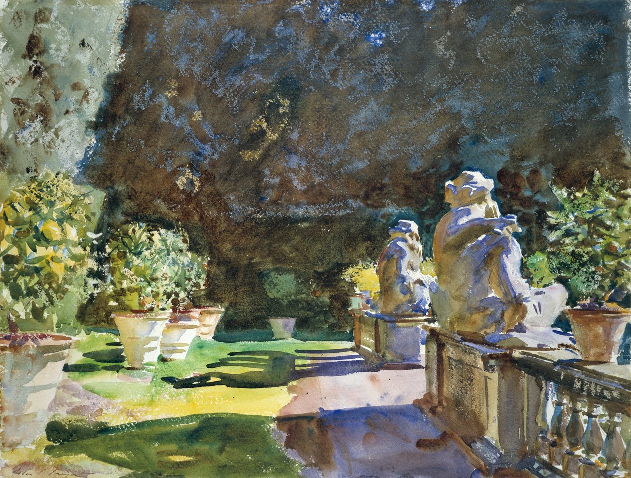 Villa di Marlia, Lucca de John Singer Sargent