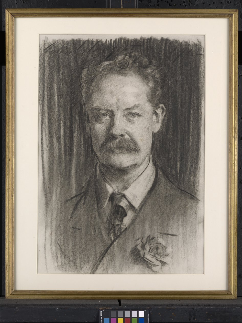 William Henry Grenfell, 1912 (carvão sobre papel) de John Singer Sargent