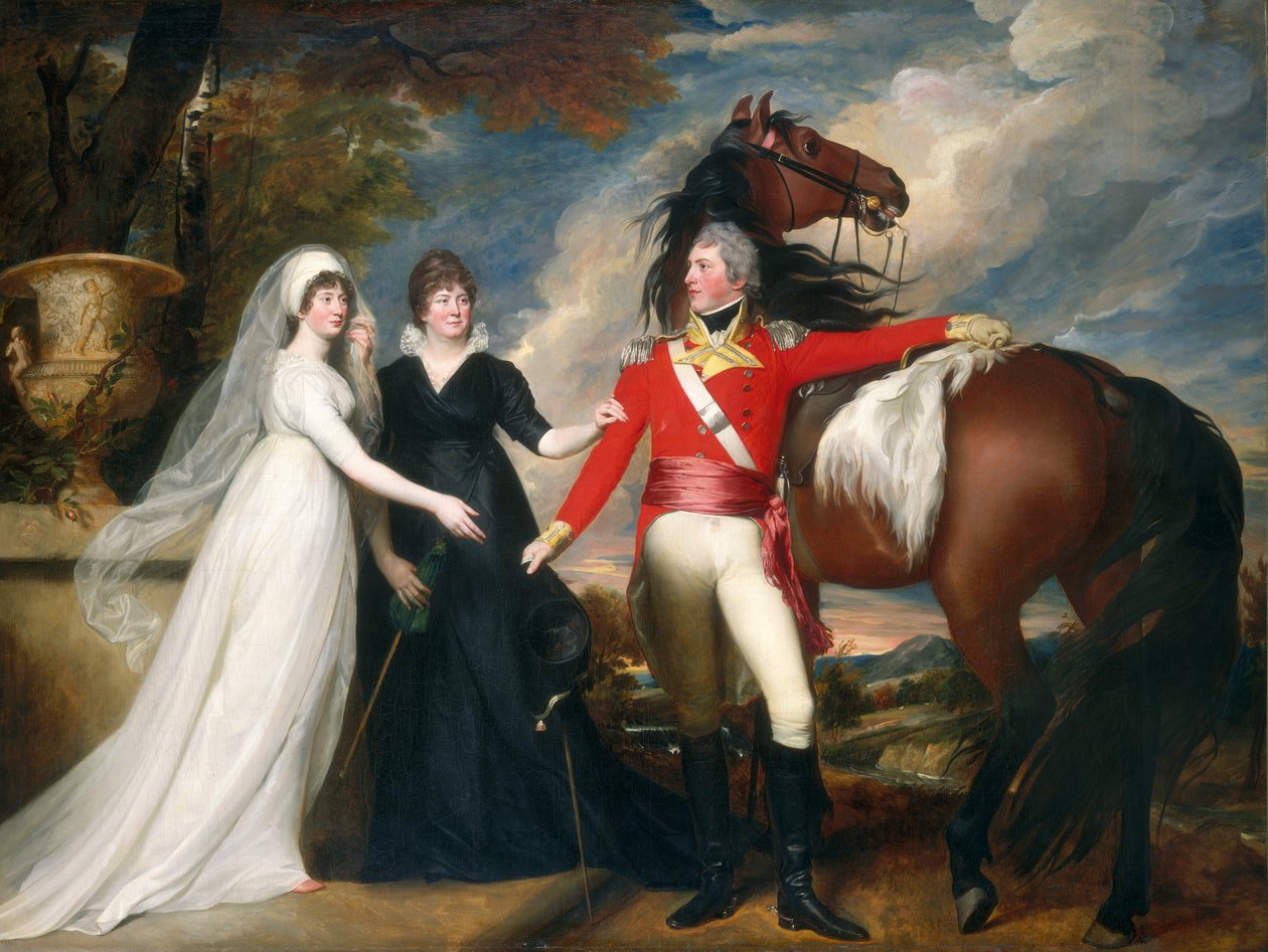 Coronel William Fitch e suas irmãs Sarah e Ann Fitch de John Singleton Copley