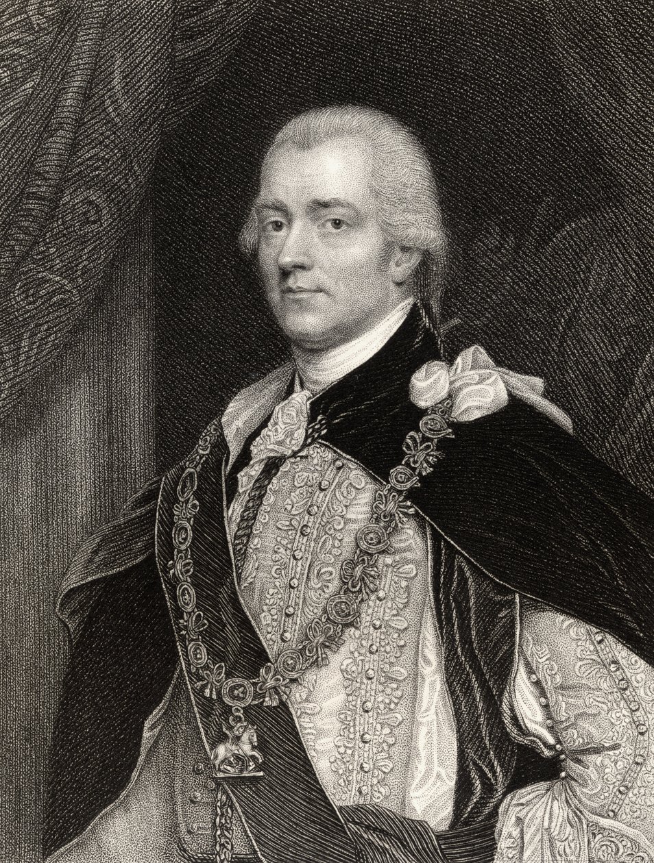 George John Spencer, 2º Conde Spencer, gravado por B. Holl (1808-84), de &39;National Portrait Gallery, volume II&39;, publicado c.1835 de John Singleton Copley