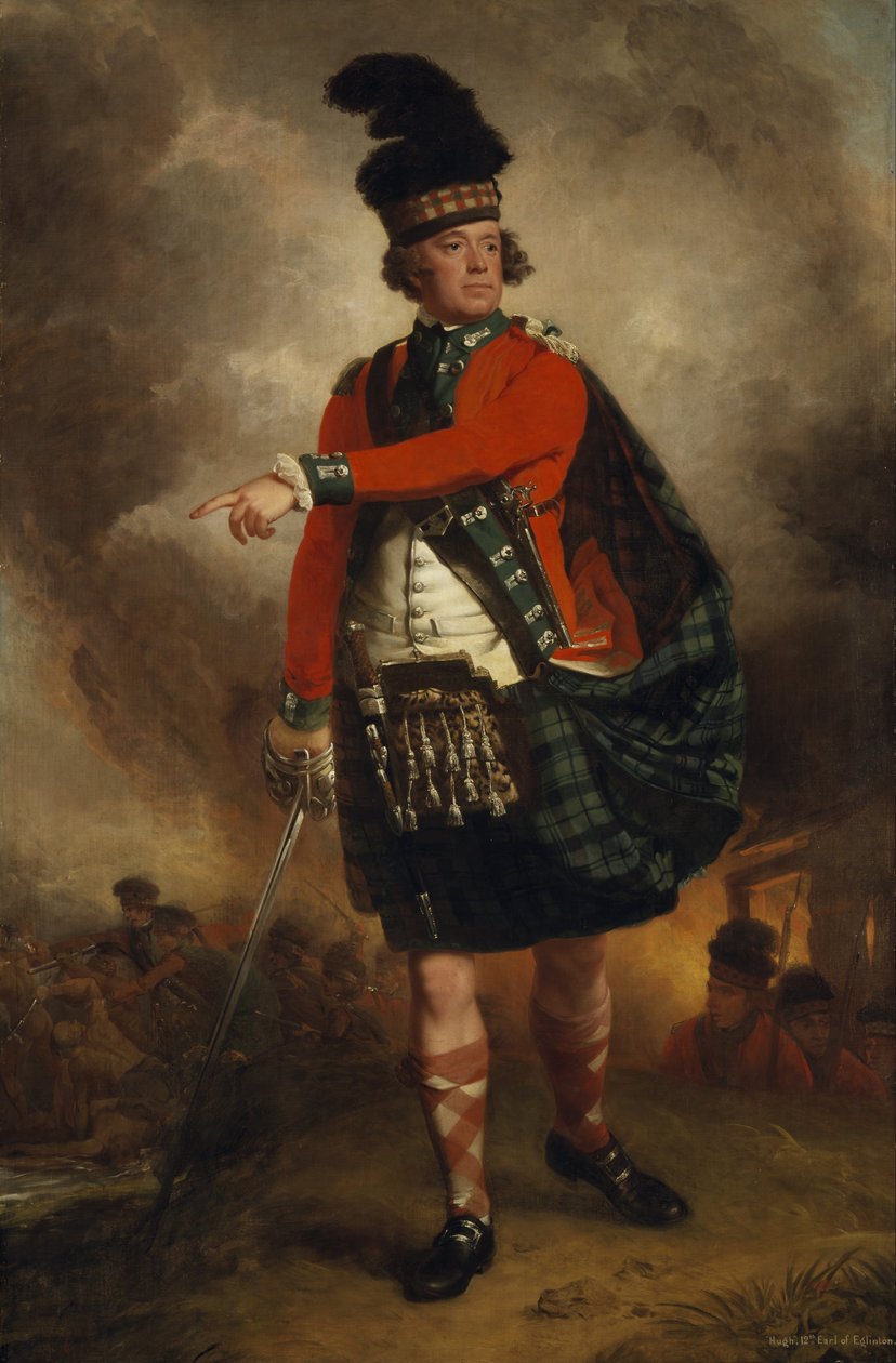 Hugh Montgomerie, 12º Conde de Eglinton, 1739 - 1819. Soldado; Lorde Tenente de Ayrshire de John Singleton Copley