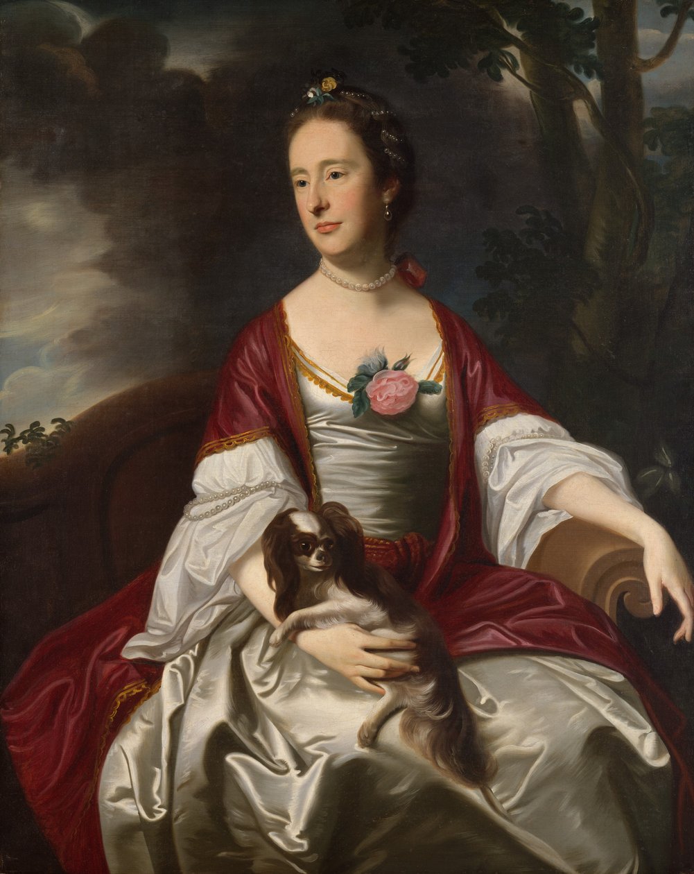 Senhora Jerathmael Bowers, ca. 1763 de John Singleton Copley