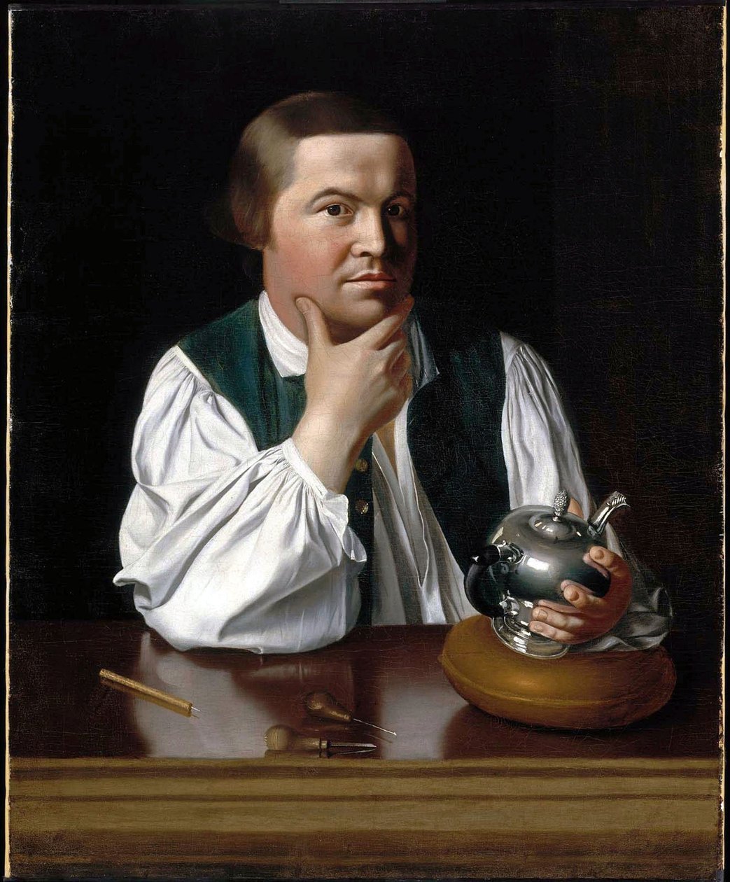 Retrato de Paul Revere de John Singleton Copley