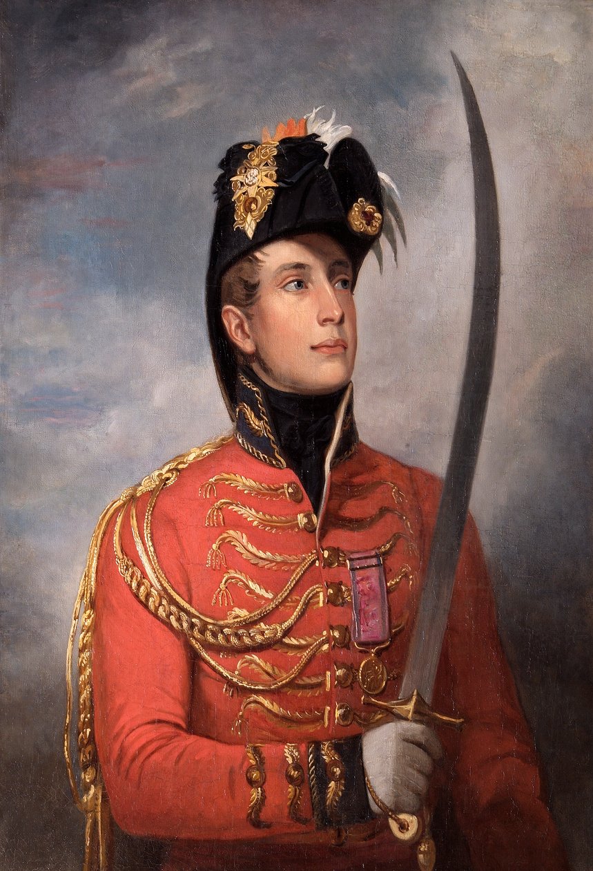 Retrato de William II, rei dos Países Baixos, quando príncipe de Orange, c1813. de John Singleton Copley