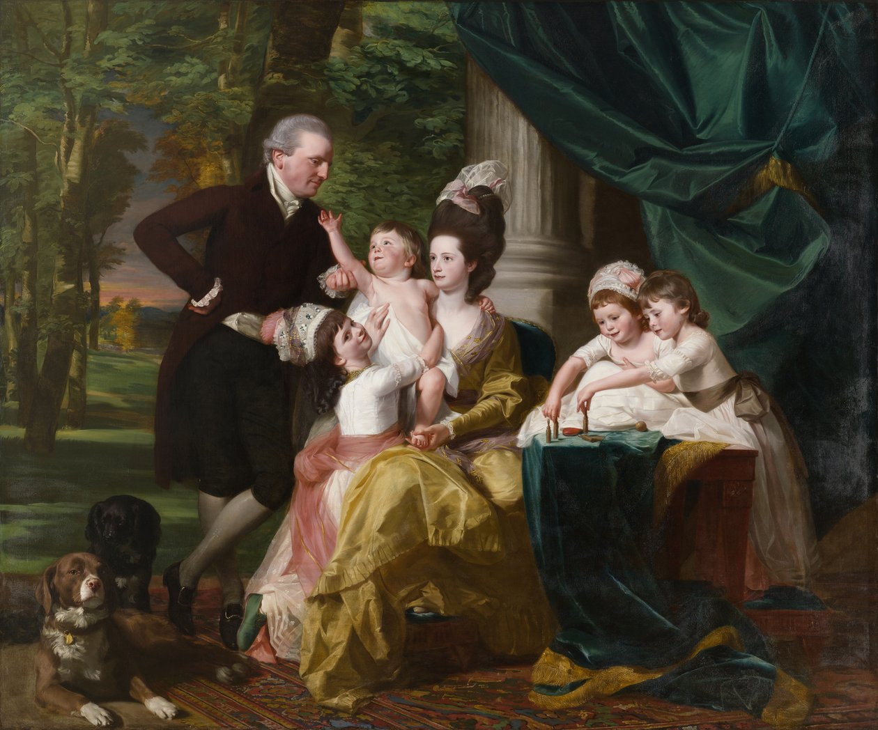 Sir William Pepperrell (1746–1816) e sua família, 1778 de John Singleton Copley