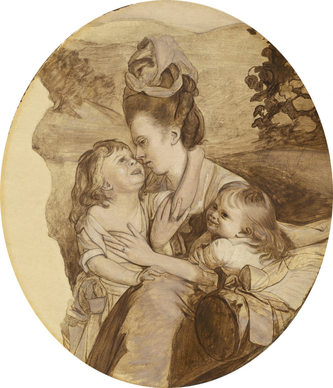 Esboço para a Família Copley de John Singleton Copley