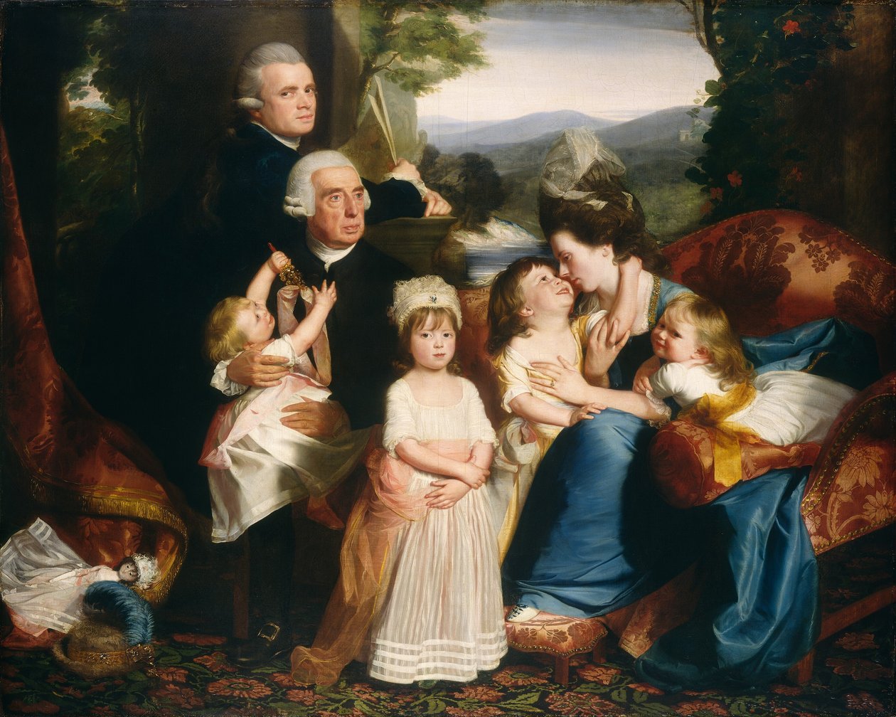 A Família Copley, 17761777. de John Singleton Copley